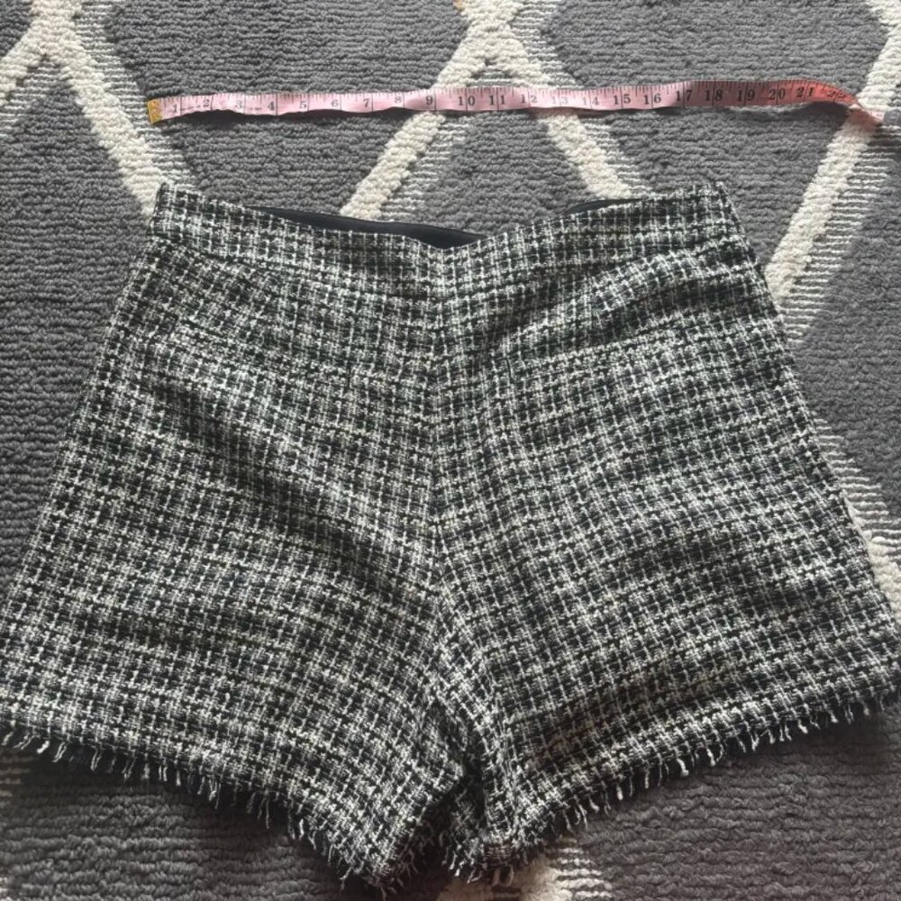 Ann Taylor Tweed Fringe Shorts
